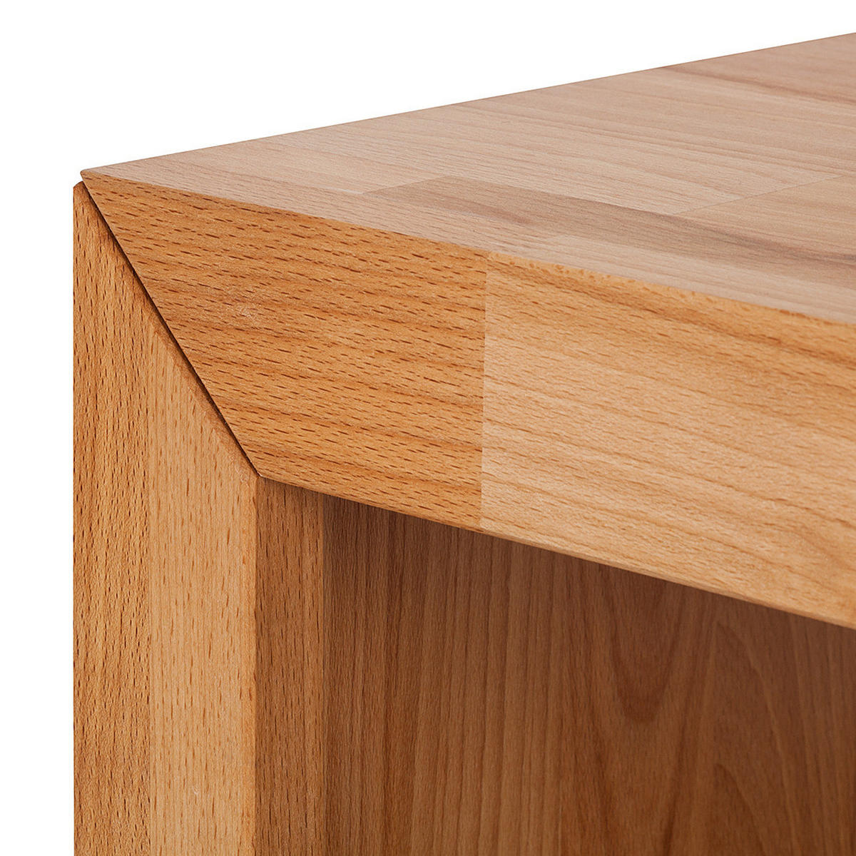 TV-LOWBOARD - Massivholz - Kernbuche, Holz (100/35/50cm) - home24