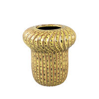 TOPF Sindi Gelb 22/22/24cm - Gelb, Keramik (24cm) - PTMD Collection