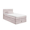 BOXSPRINGBETT 120/140x200 – Bettkasten, 7‑Zonen‑Tonnentaschenfederkern & Komfort‑T25‑Topper - Beige/Creme, Holz/Textil (120/200cm) - ed exciting design