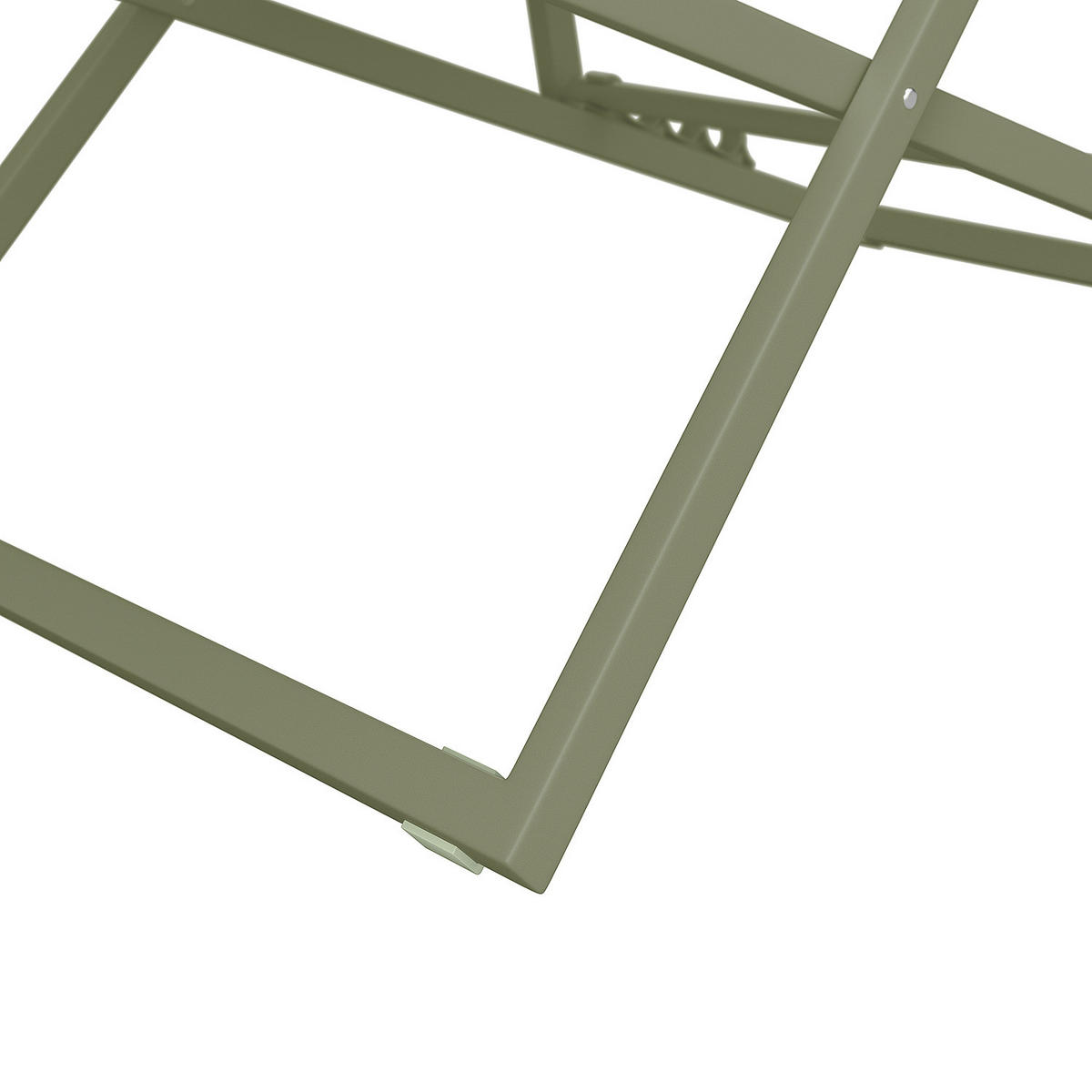 LIEGESTUHL - Stahl / Polyrattan - 2er-Set - Salbeigrün, Textil/Metall (63/93/104cm) - home24