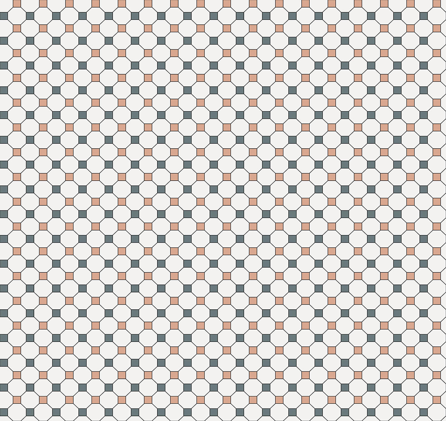 TAPETE Karomuster 53 cm x 10 m - Weiß, Papier (53/1000cm) - Sanders & Sanders
