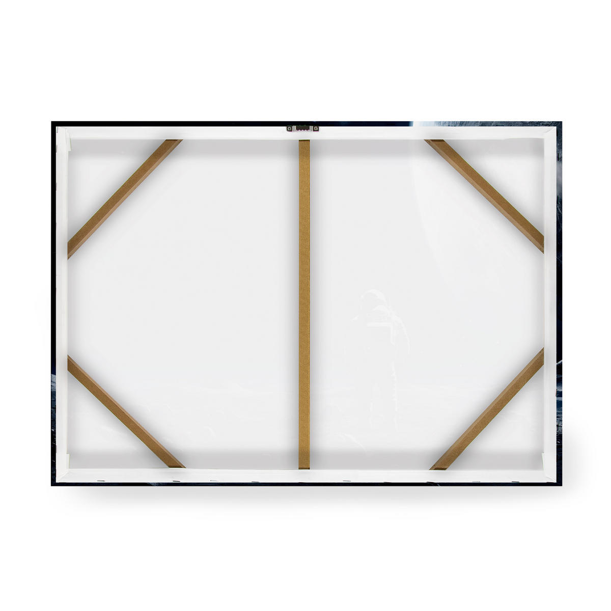 LEINWANDBILD der Mond 50x70cm - Schwarz, Holzwerkstoff (70/1cm) - Art for the Home