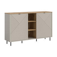 SIDEBOARD Campus Kaschmir 154/40/95 cm - Beige, Holzwerkstoff (154/95/40cm) - Xonox