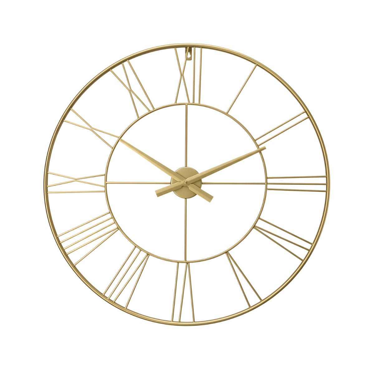 Edaxo Wanduhr Gold 70x70x3 cm