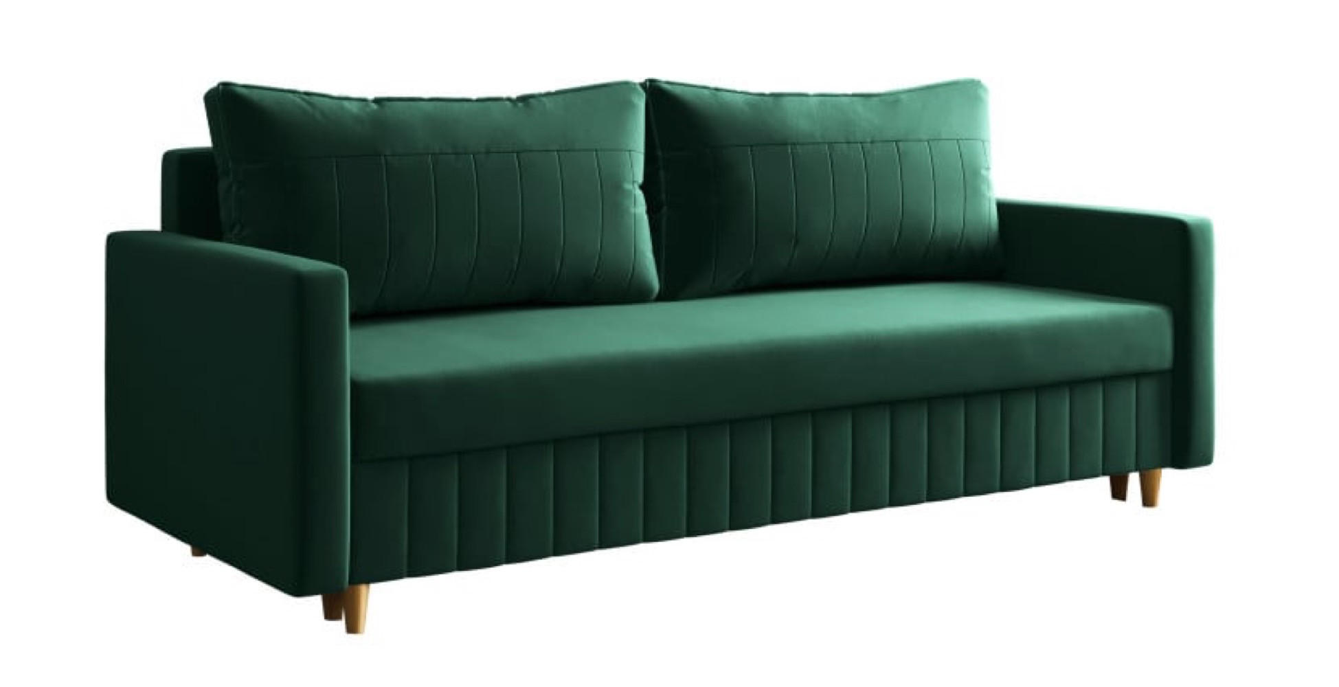 SOFA Grün MARO Mit Schlaffunktion - Grün, Textil (217/92/85cm) - Sepro Meble