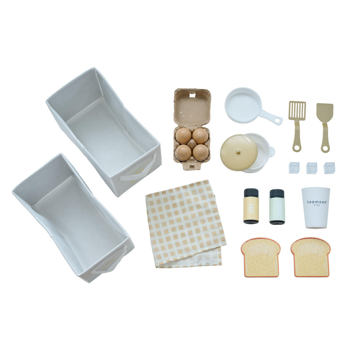 KINDERKUCHE 3-teilige modulare Holz, 89cm, Grun - Grün, Holzwerkstoff (142/28/89cm) - Teamson Kids