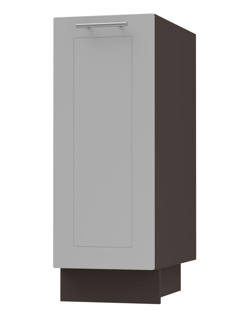 Feldmann-Wohnen Küchenunterschrank Grau, Dunkelgrau 30x82x50 cm