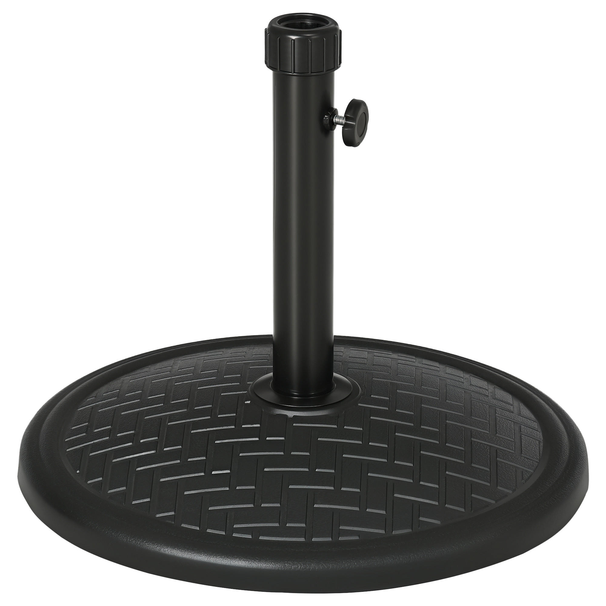 SCHIRMSTÄNDER Schwarz Ø 46 cm - Schwarz, Metall (46/46cm) - PANGIVO