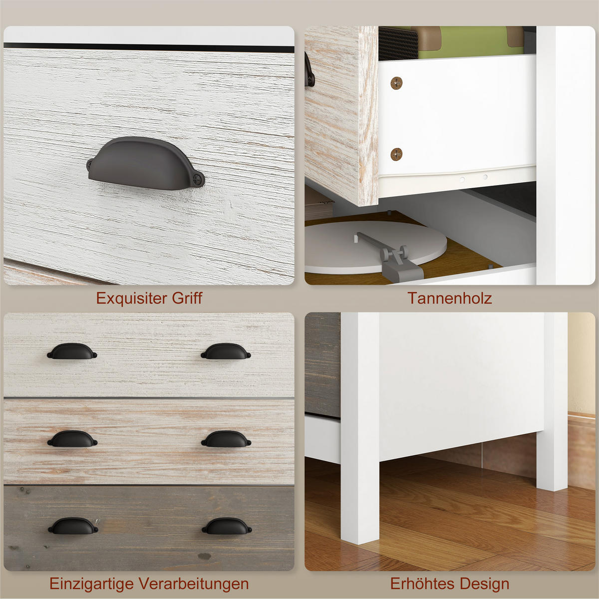 AUFBEWAHRUNGSSCHRANK, MDF, Weiß, 70 x 38 x 85 cm - Weiß, Metall (38/85/70cm) - HOMCOM