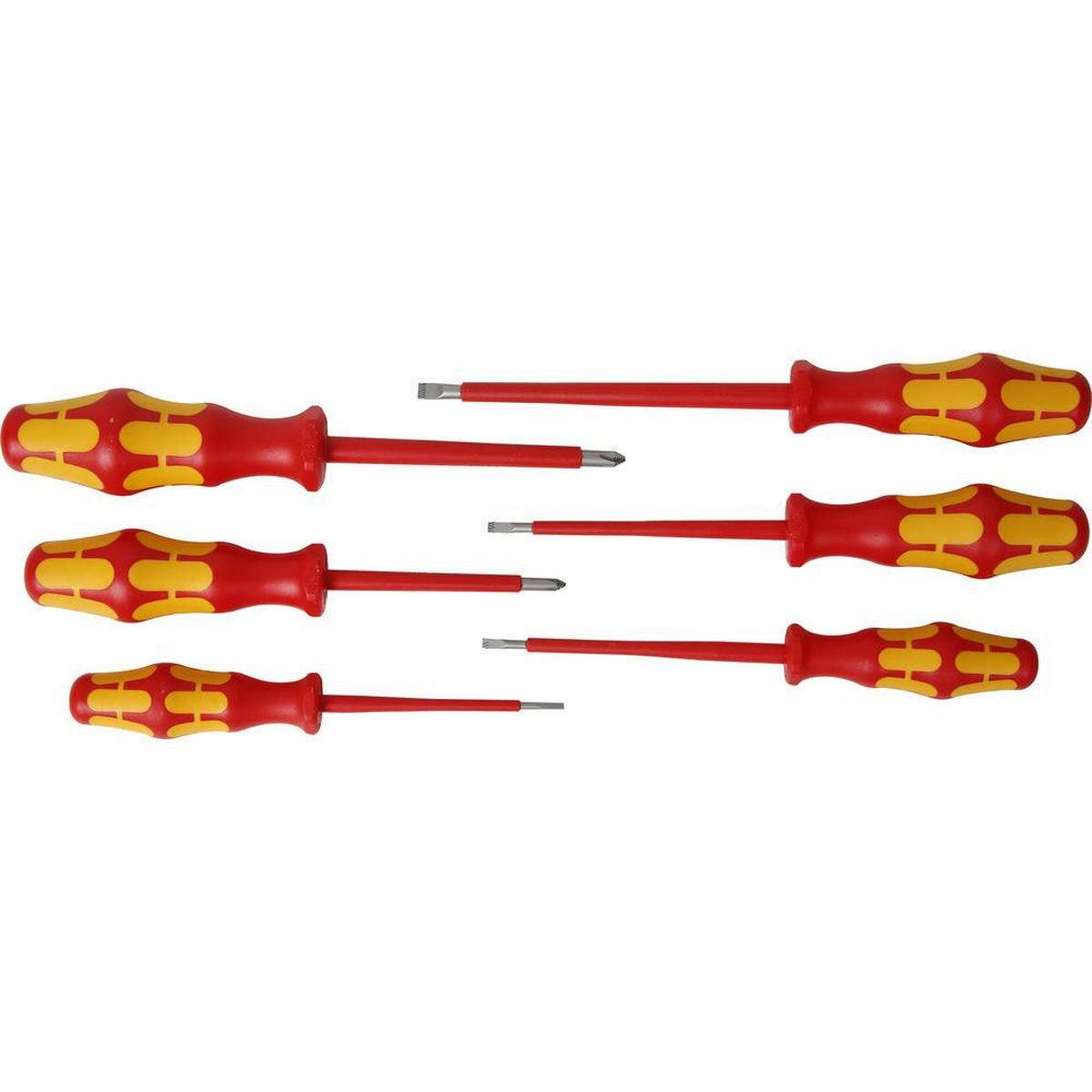 VDE-SCHRAUBENDREHER-SATZ | VDE-SCHRAUBENDR-SATZ 6TLG. TX - Multicolor, Kunststoff/Metall (13/27cm) - Wera
