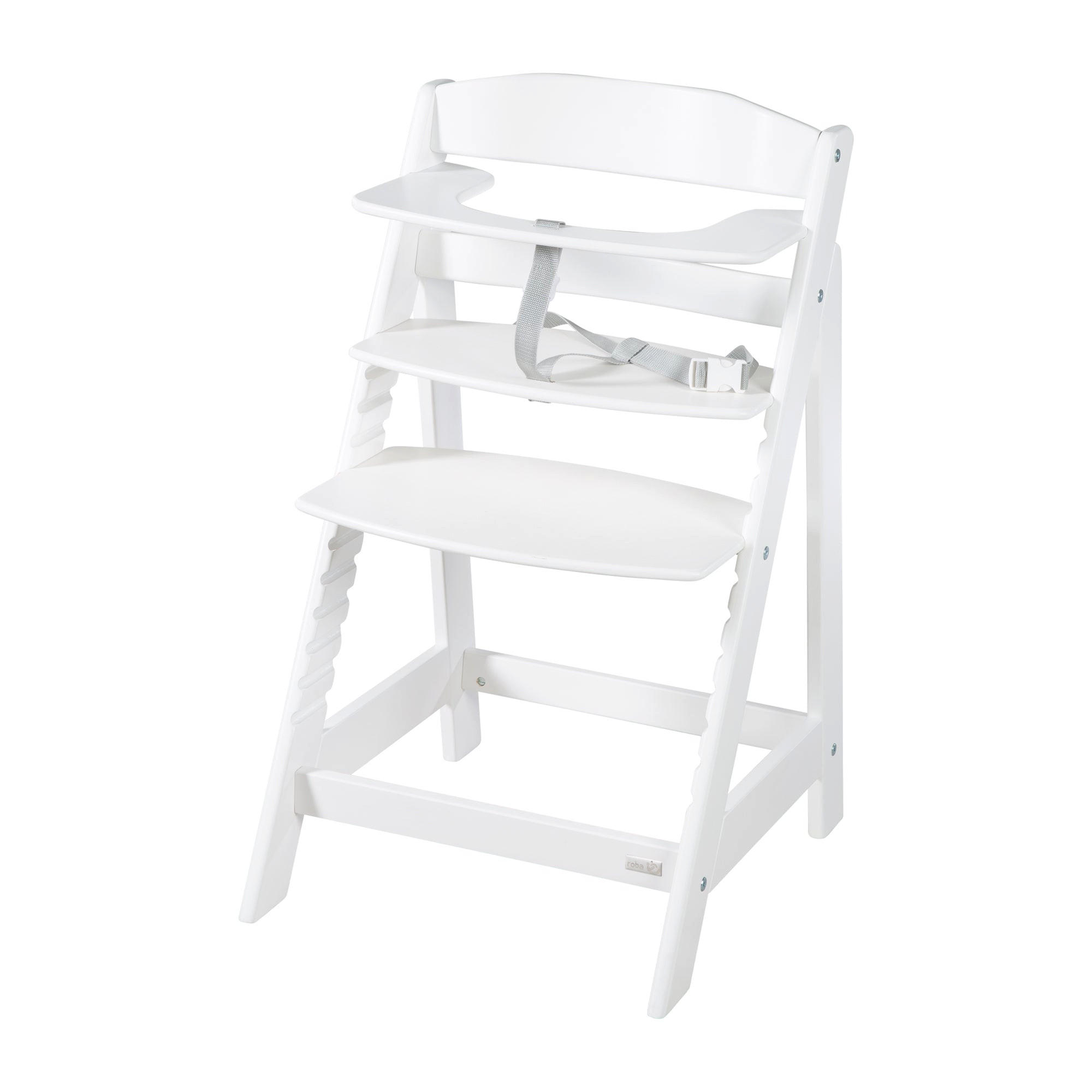 KINDERHOCHSTUHL Sit Up Flex Weiß - Weiß, Holzwerkstoff (44.5/80/54cm) - Roba