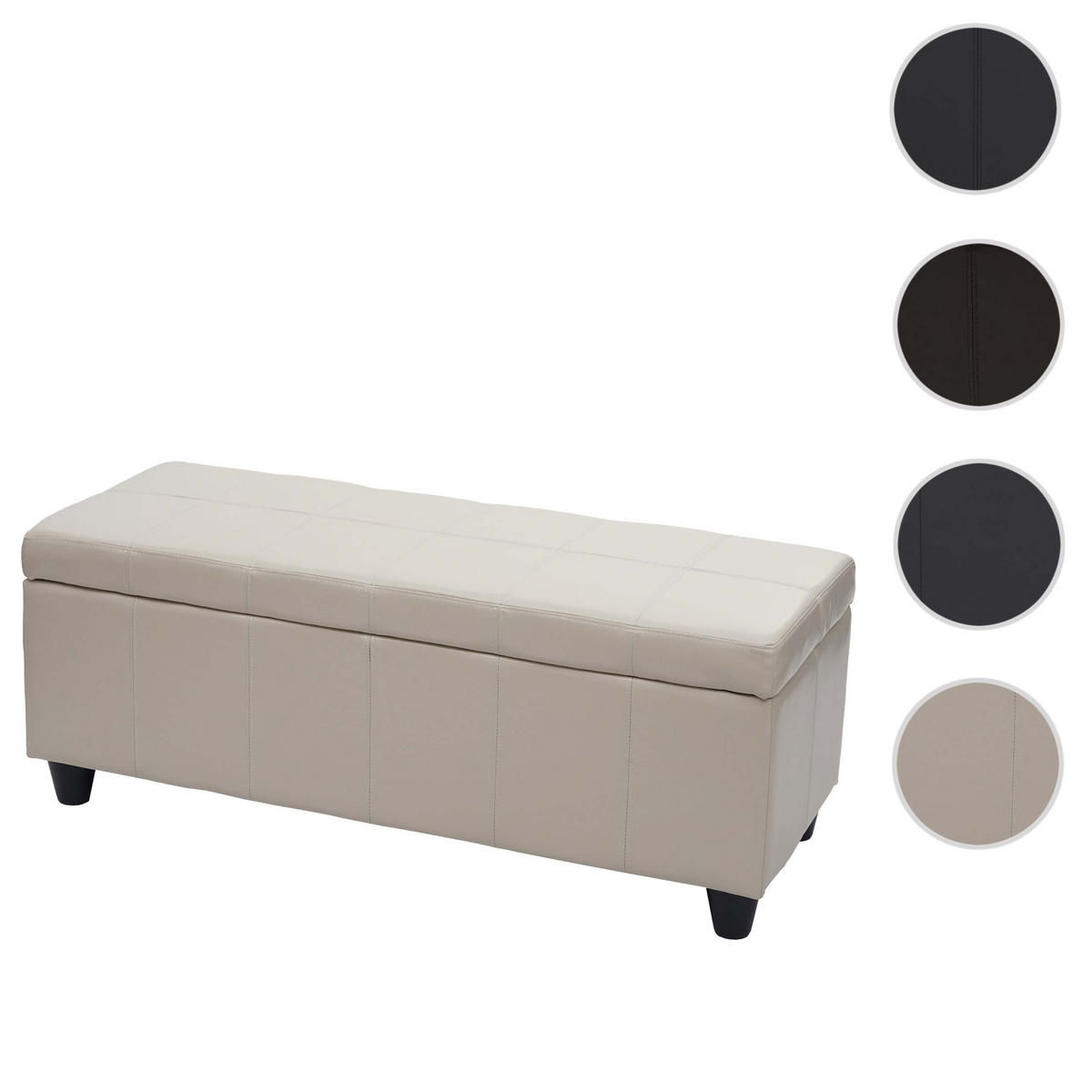 AUFBEWAHRUNGS-TRUHE Beige - Beige, Textil (114/45/45cm) - MCW