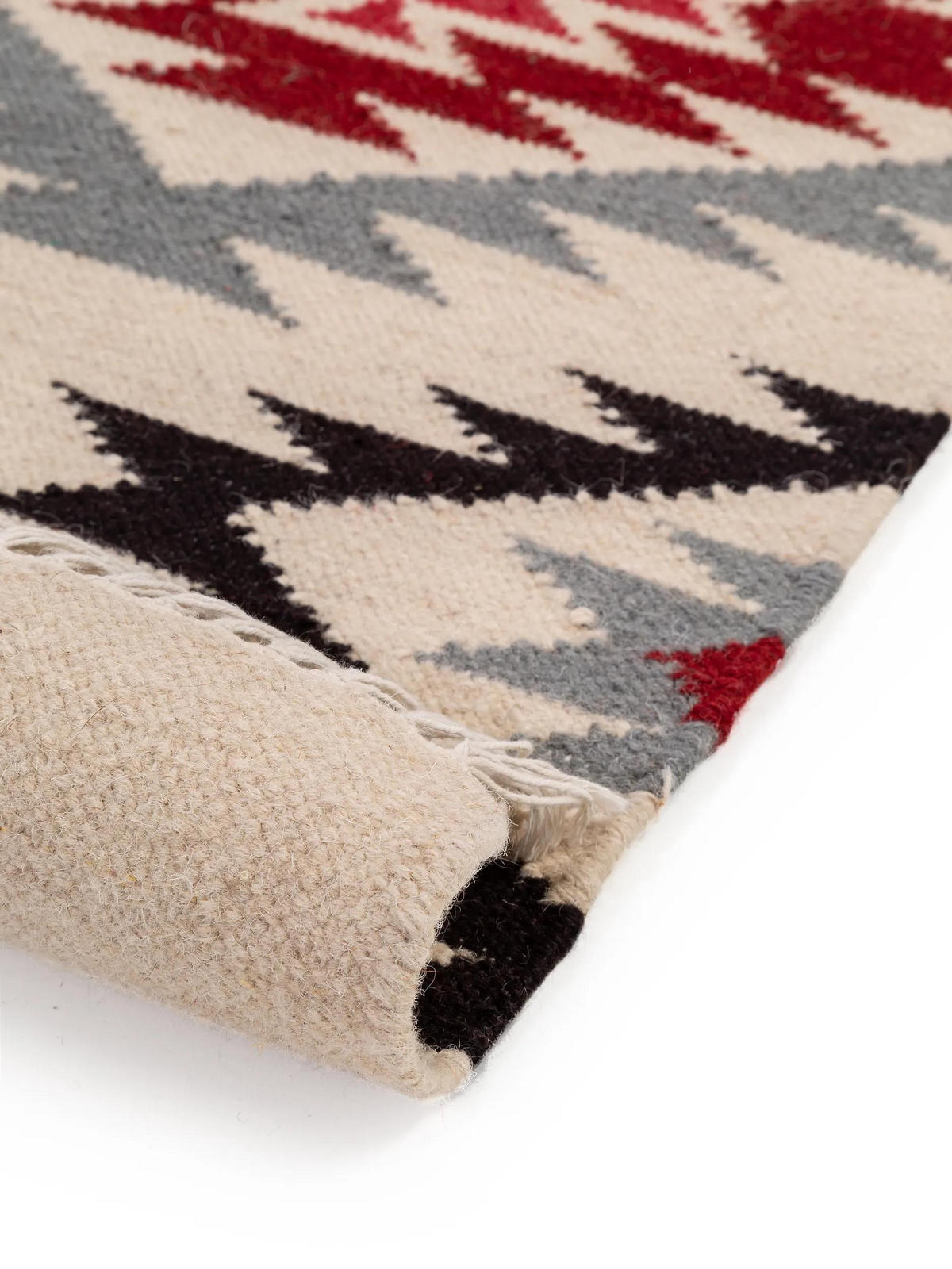 KELIM handgewebt Zohra Beige 200x300 cm - Beige, Textil (200/300cm) - benuta Pure