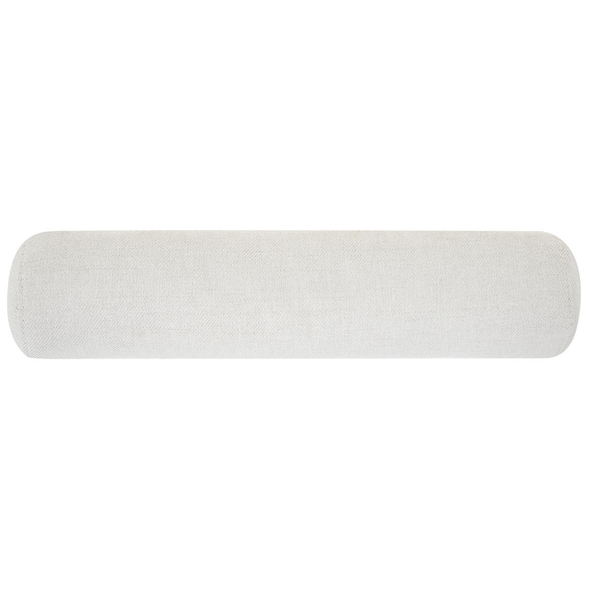 ČALOUNĚNÉ LEHÁTKO CHAISE LONGUE LEVOSTRANNÉ Látka Krémově bílé Yvoire - bílá/černá, textil (68/72/151cm) - Beliani
