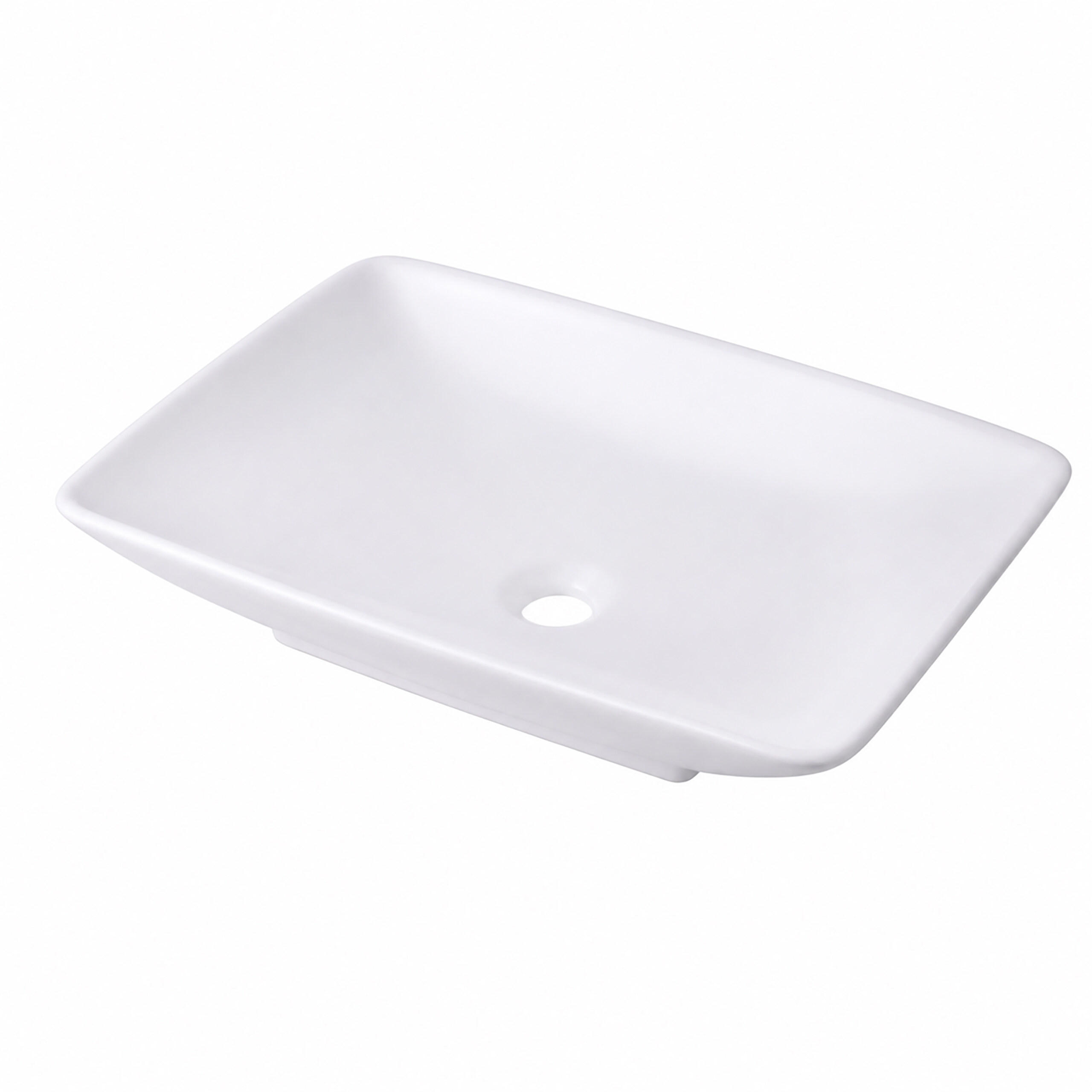 UMIVAONIK Bijeli keramika nadgradni - bijela, keramika (59/10/37cm) - Relaxdays