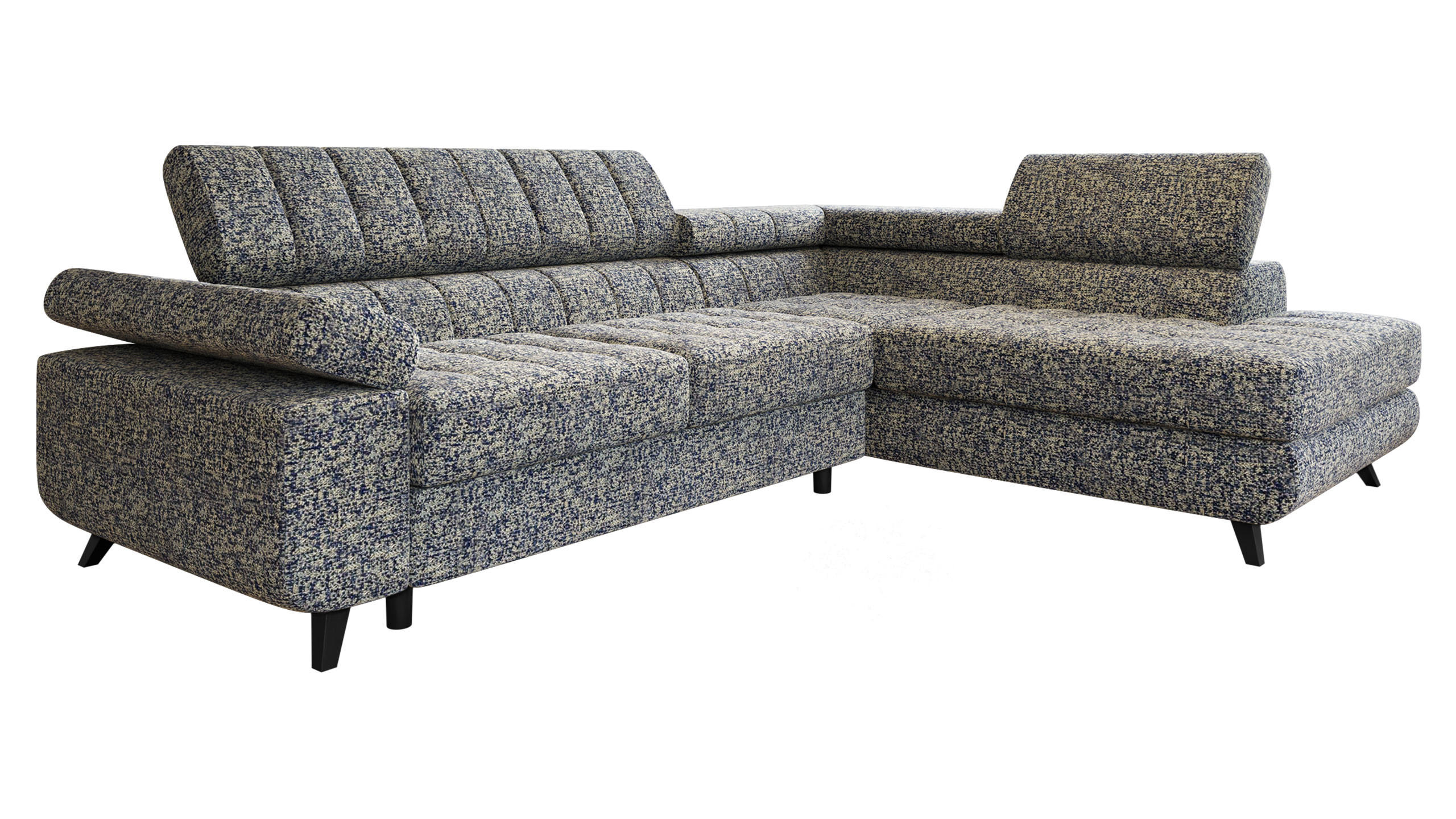 ECKSOFA Nord Premium, Seite: Rechts - Anthrazit/Grau, Holz/Textil (264/203cm) - MIRJAN24