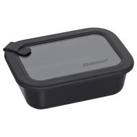 FRISCHHALTEDOSEN LUND Meal Cube schwarz 640 ml - Schwarz, Glas (13/6/18cm) - Mulex