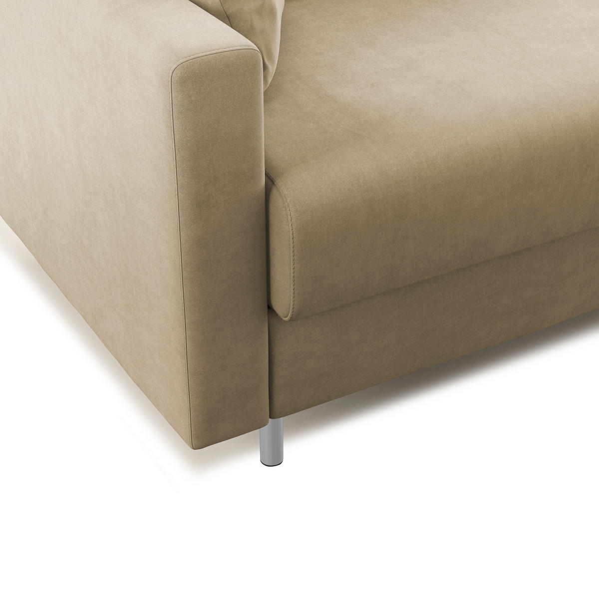 SCHLAFSOFA Megan - Beige, Textil (188/97/96cm) - Divani.store