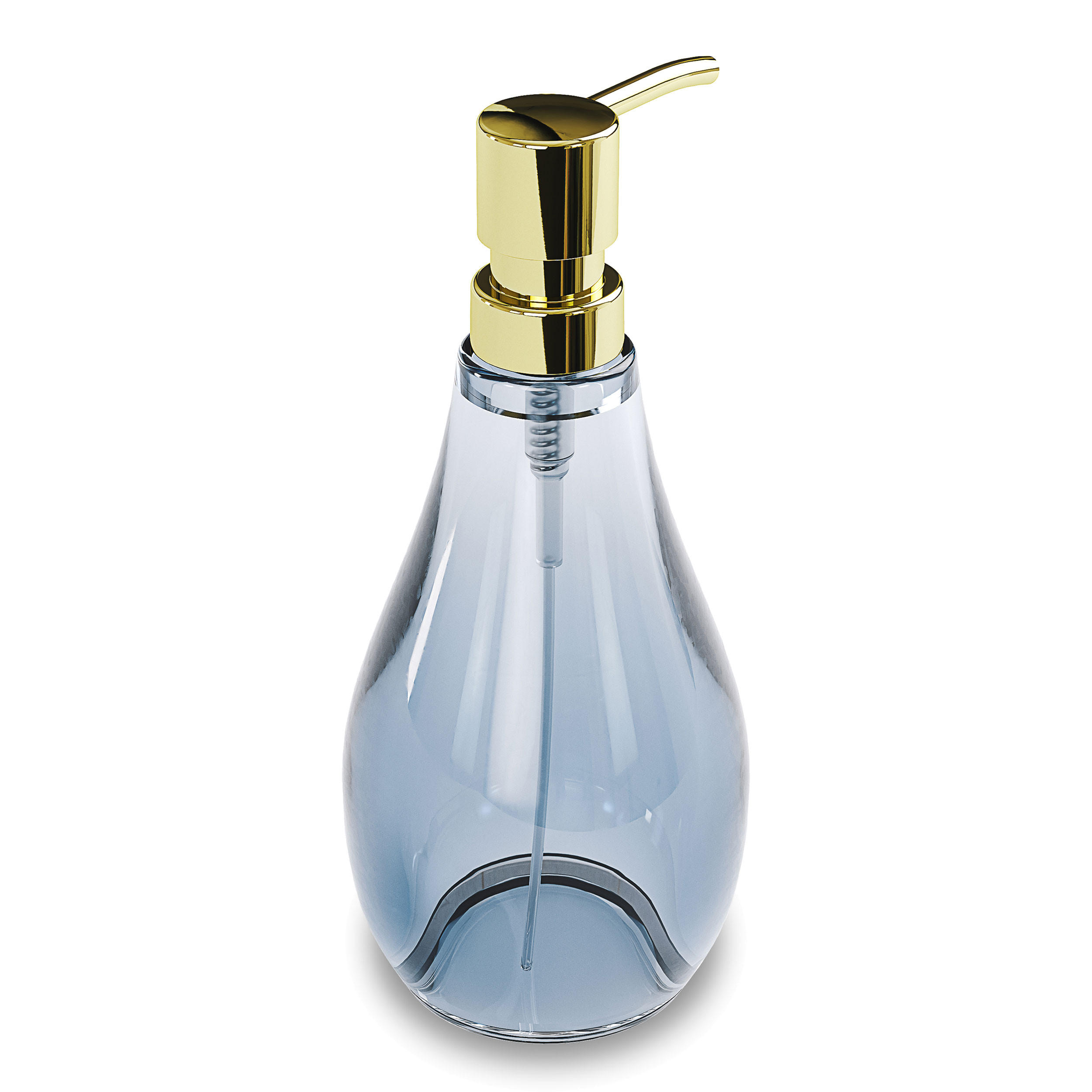 SEIFENSPENDER Droplet, Denim Blau - Blau, Kunststoff (8.26/20.32/8.26cm) - Umbra