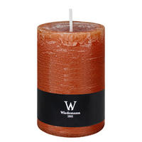 STUMPENKERZE Rustik Marble Style Dukat 140 x Ø 98 mm, 1 Stück - Terracotta, Paraffin (14cm) - Wiedemann Kerzen