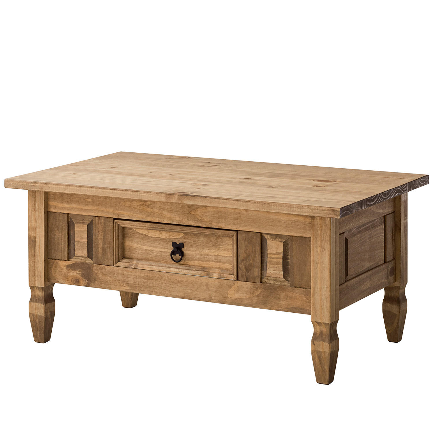 HOME24 Couchtisch FINCA RUSTICA - Braun, Holz (60/100/46cm) - home24