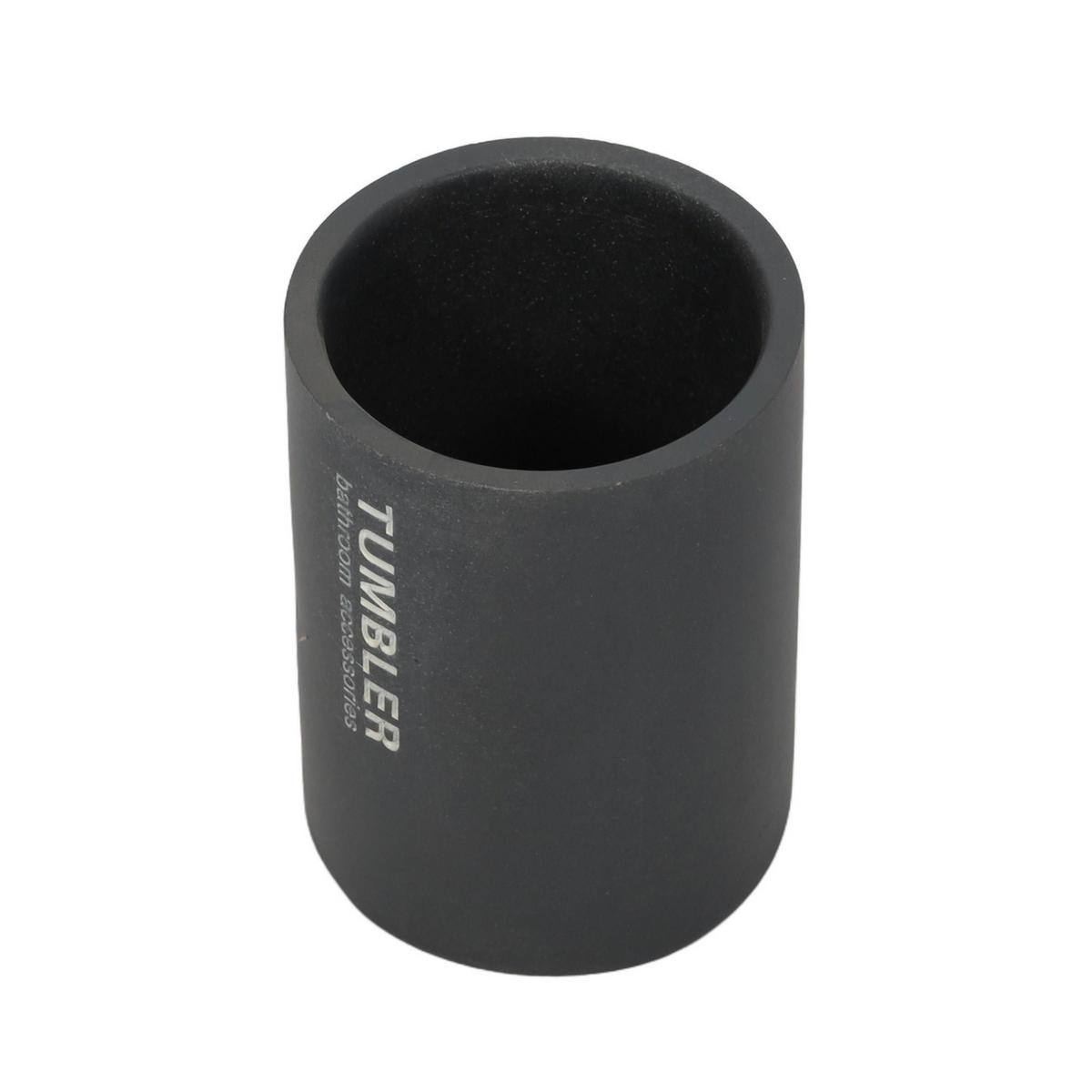 BECHER für Zahnbürsten Soap 7,5/7,5/10,5 cm - Schwarz, Kunststoff (7.5/10.5/7.5cm) - Berilo