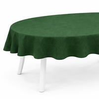 TISCHDECKE Garten Weichschaum 140x180cm - Dunkelgrün - Dunkelgrün, Kunststoff (180/140cm) - Bestlivings