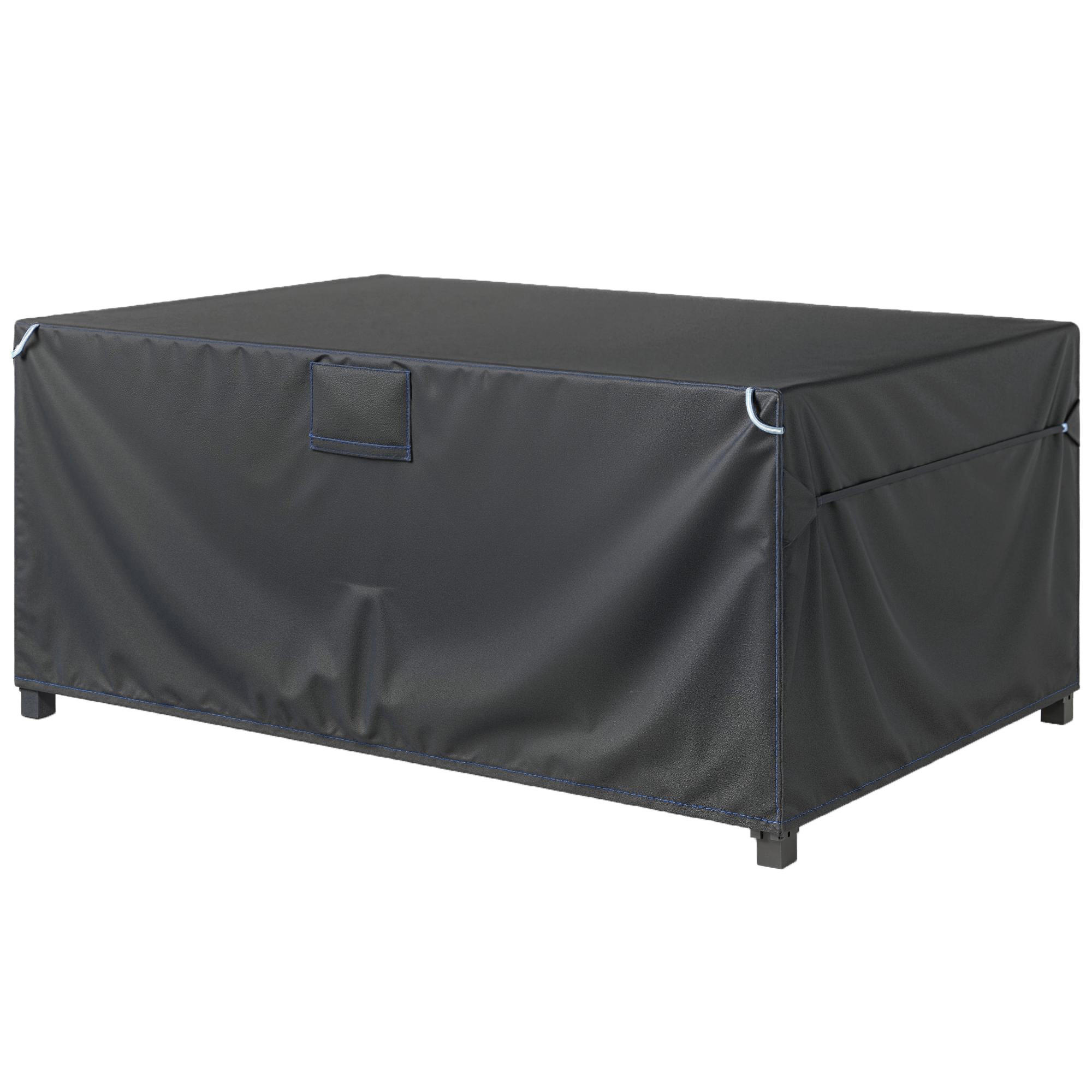 SCHUTZHÜLLE für Gartenmöbel DE-09932 Schwarz - Schwarz, Textil (120/74/180cm) - ComfortXL