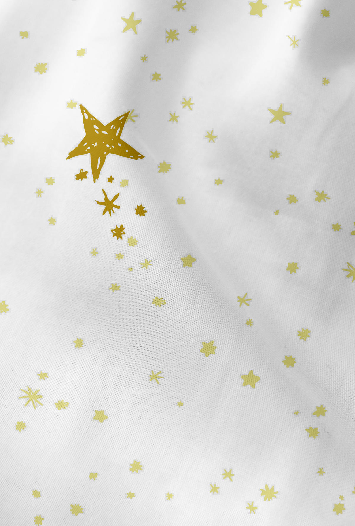 BETTWÄSCHE-GARNITUR Premium Biber Weltraum eisblau, 135x200 cm + 80x80 cm - Hellblau, Textil (135/200cm) - biberna