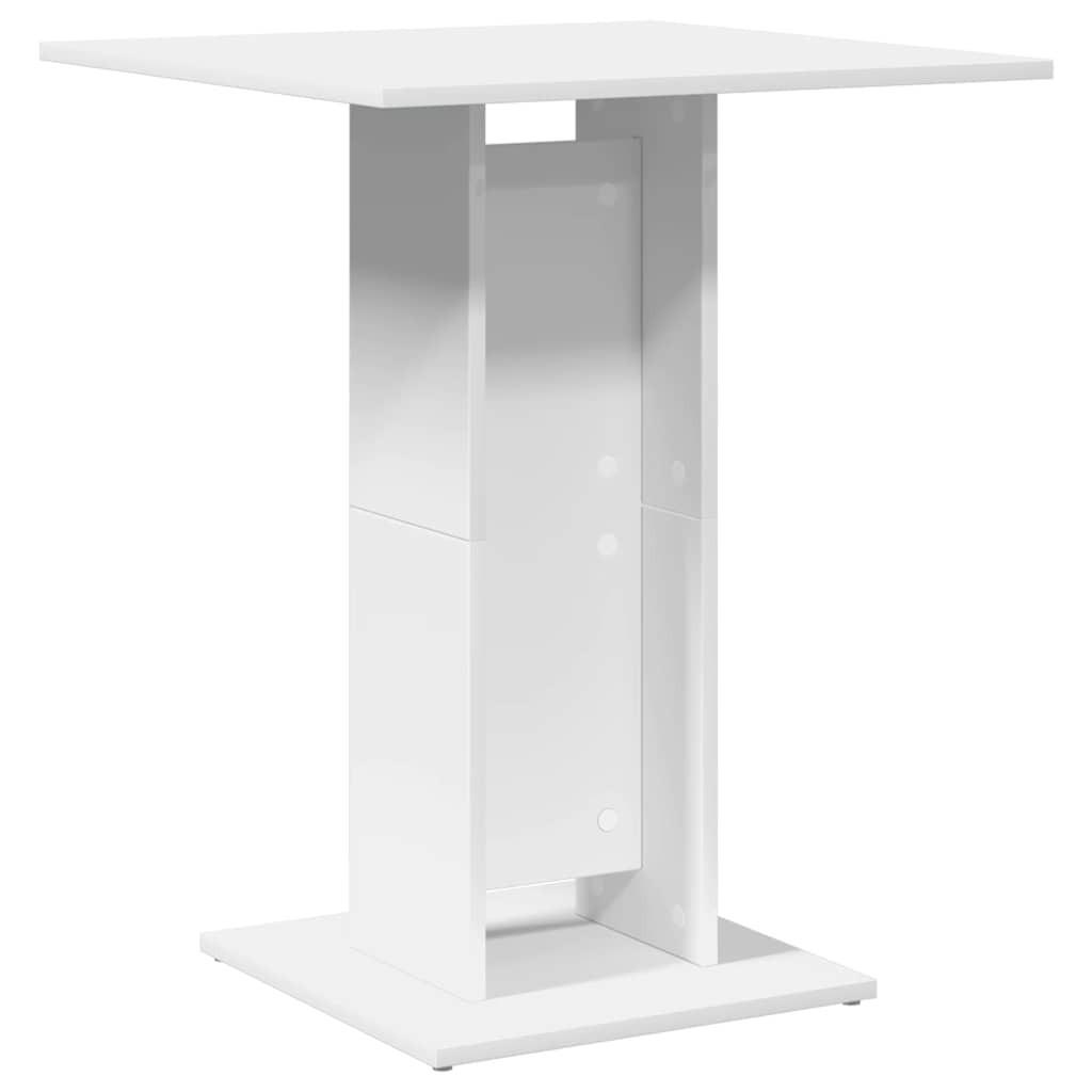 BISTROTISCH Weiß 60x60x75 cm Holzwerkstoff - Weiß, Holzwerkstoff (60/60/75cm) - furnicato