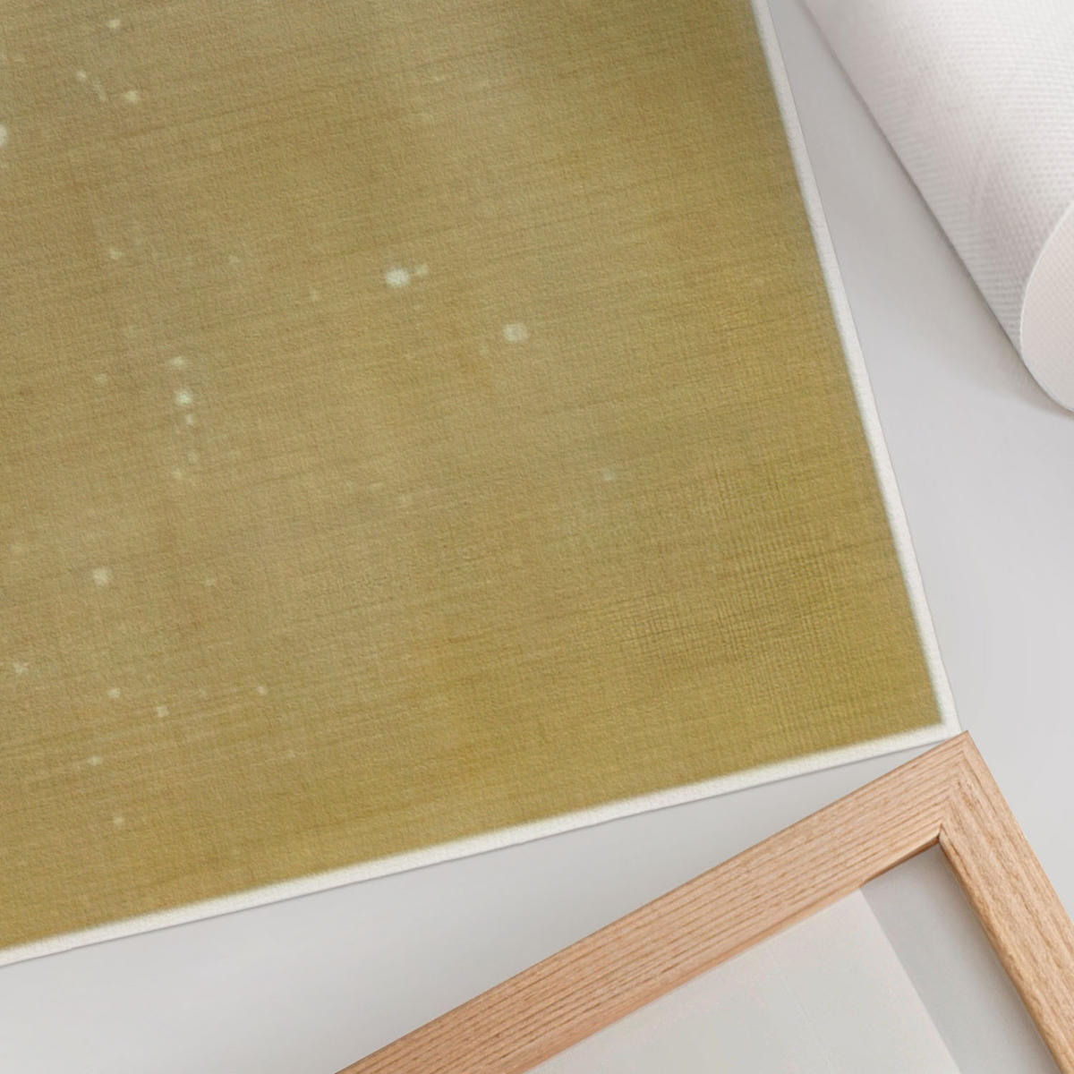 POSTER - 84x59 cm (A1) - Hokusai - Tiger im Schnee - Beige, Textil (84/59.4/0.1cm) - TULUP