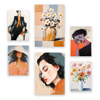 POSTER Set Mit 6 Tapfere Frau A3 & A4 Rahmenlos - Klar, Papier (29/3cm) - Nacnic