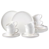 KAFFEESERVICE Skagen weiß 18er Set - Weiß, Keramik (27/27/38cm) - Ritzenhoff Breker