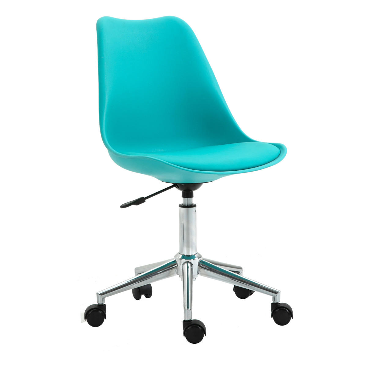 KINDERSCHREIBTISCHSTUHL EDDY Türkis - Türkis/Blau, Textil (47/96/54cm) - SVITA