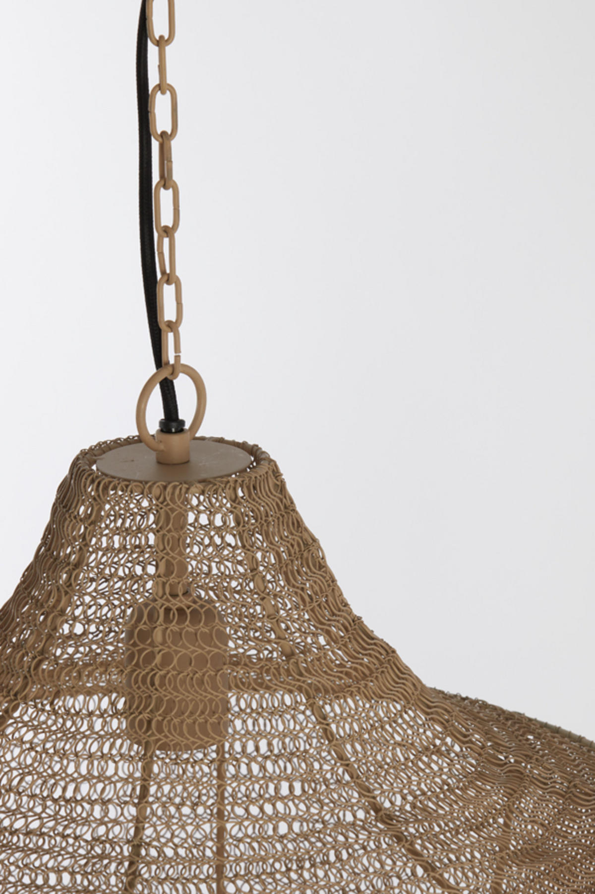 HÄNGELAMPE Sharika Braun Ø40/44 cm - Braun, Metall (40/40/44cm) - Light & Living