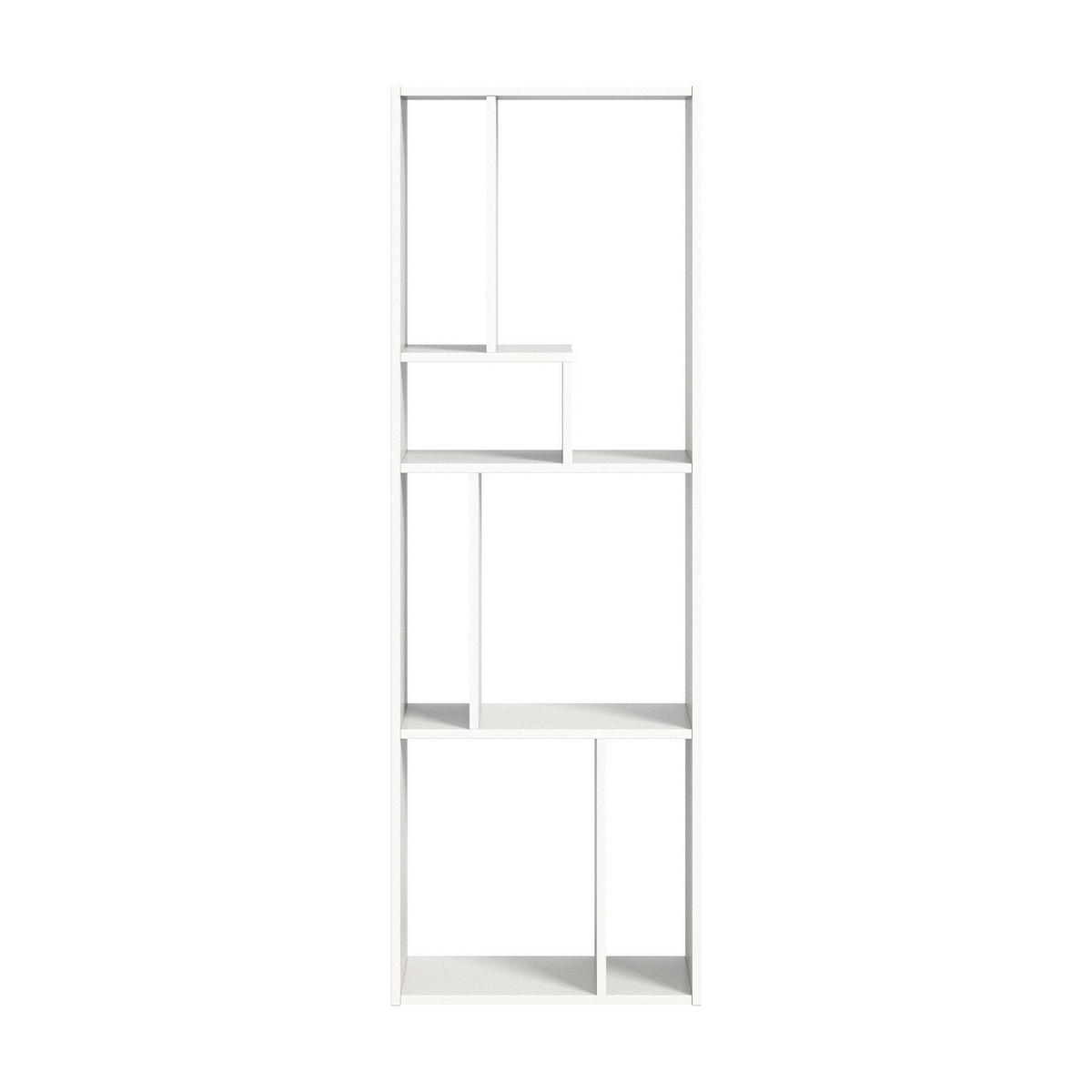 STANDREGAL Tommy 28/54/159 cm - Weiß, Holzwerkstoff (54/159/28cm) - Xonox