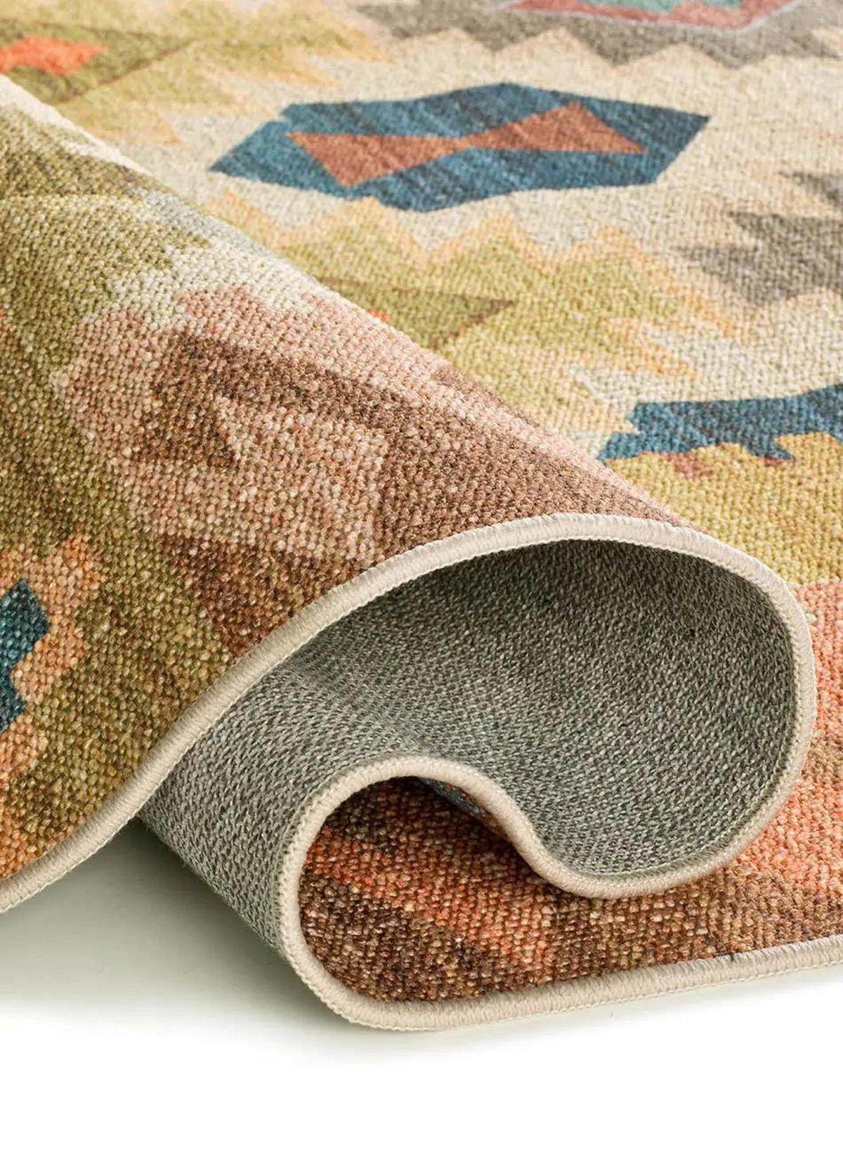 FLACHGEWEBETEPPICH Mehrfarbig Serak 80/150 cm - Multicolor, Kunststoff/Textil (80/150cm) - Atticgo