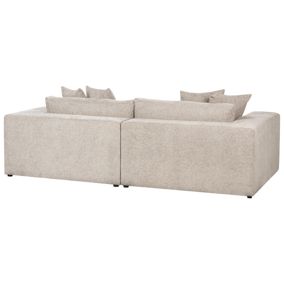3-SITZER-SOFA taupe mit Kissen Glorvika II - Beige, Textil (240/58/120cm) - Beliani