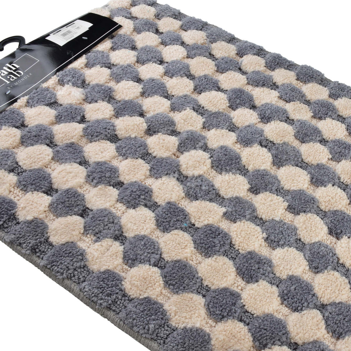 BADTEPPICH Zac Grau 80/50/2 cm Textilien - Grau, Textil (50/80cm) - Mondex