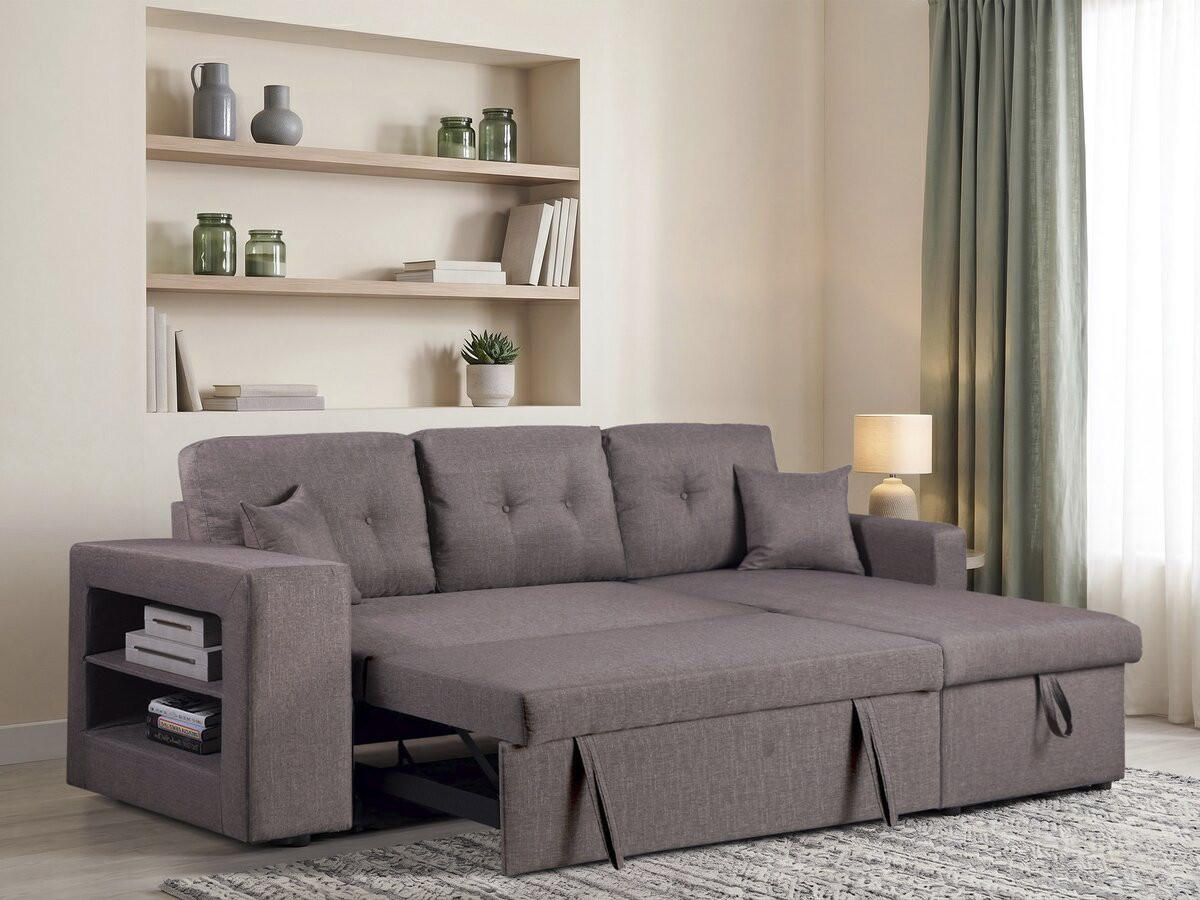 ECKSOFA axel Taupe - Taupe, Textil (146/233cm) - Habitat Garten