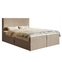 BETT Beige G2 Mit Bettkasten Und Matratze 140x200 cm - Beige, Textil (140/200cm) - Sepro Meble