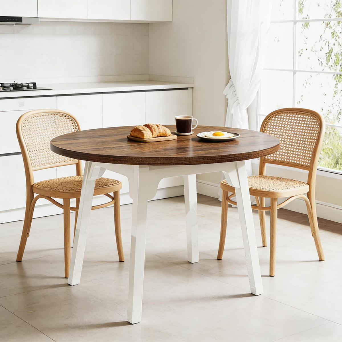 ESSTISCH Braun rund - Braun, Holz (47.28/47.28/29.55cm) - Kaket