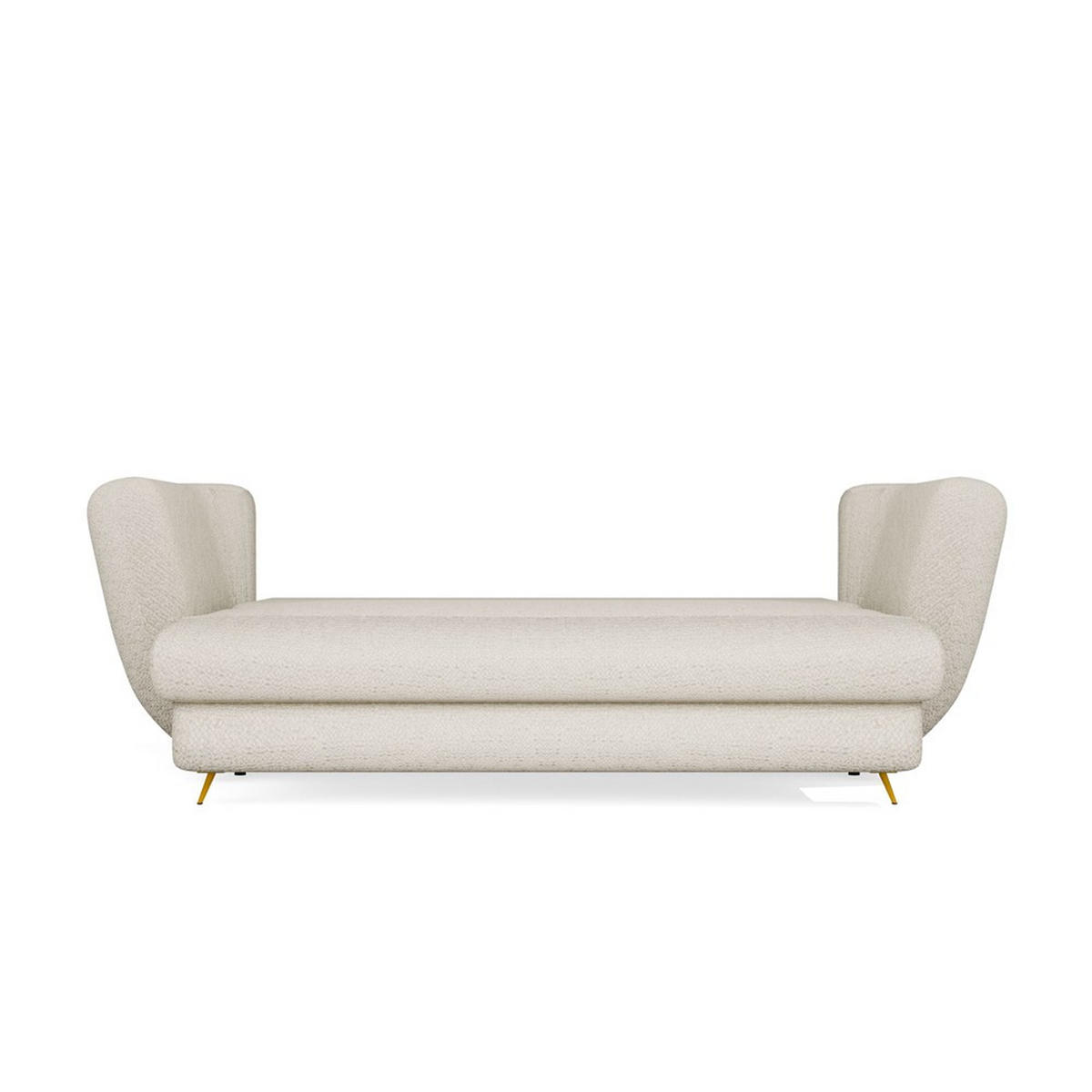 CANAPEÁ Bej, Aur 248/99/104 - bej, compozit lemnos (248/99/104cm) - RAUMHIRSCH FURNITURE