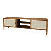 TV-SCHRANK INA Wildeiche - Alteiche, Holz (204/64/46cm) - byoak