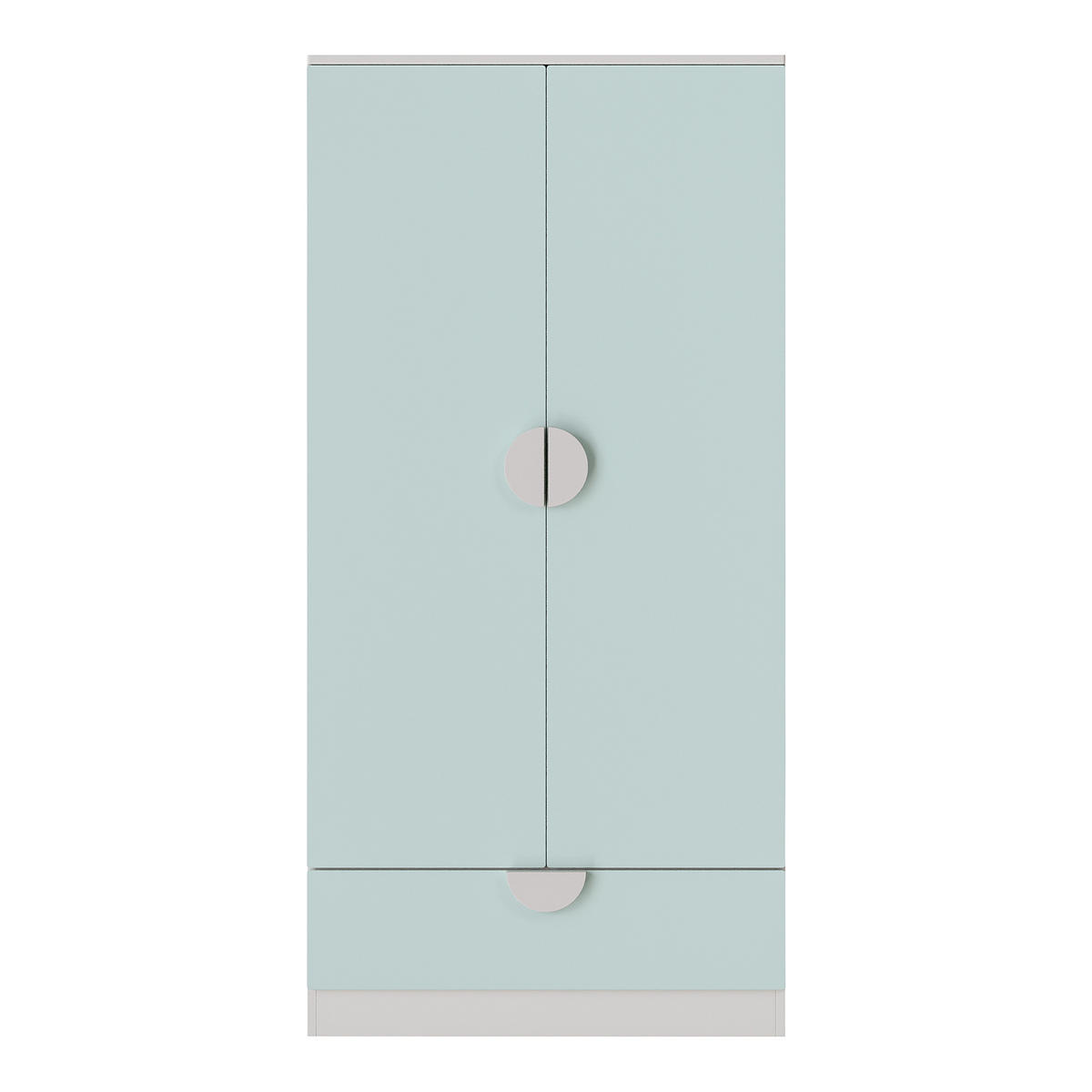 KINDERKLEIDERSCHRANK Sandnes - Mintgrün, Holzwerkstoff (40/123/60cm) - [en.casa]