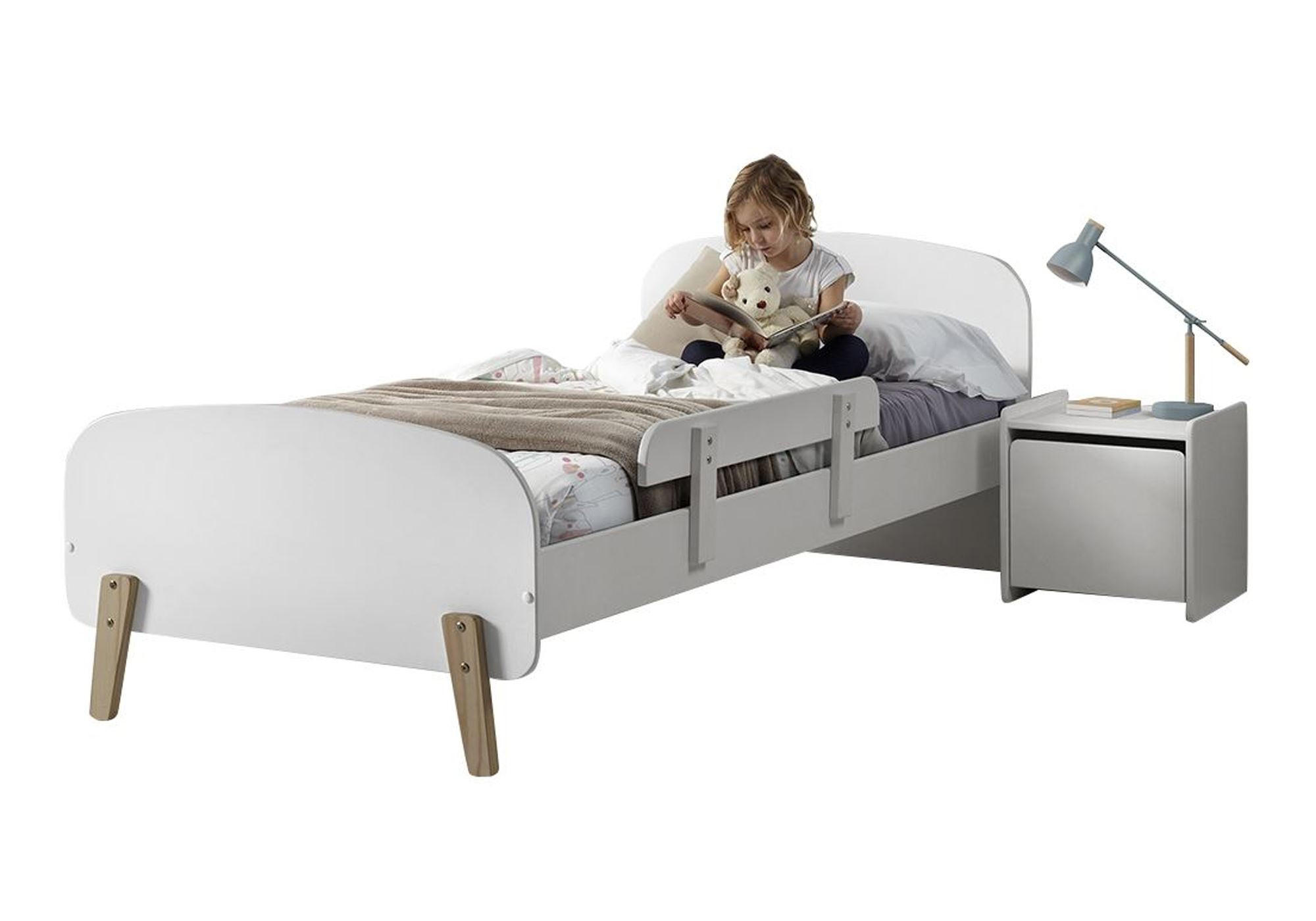 KINDERZIMMER Set Karilynn 2 Massivholz+MDF weiß - Weiß, Holz (220/73/120cm) - 58aufmkessel