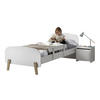 KINDERZIMMER Set Karilynn 2 Massivholz+MDF weiß - Weiß, Holz (220/73/120cm) - 58aufmkessel