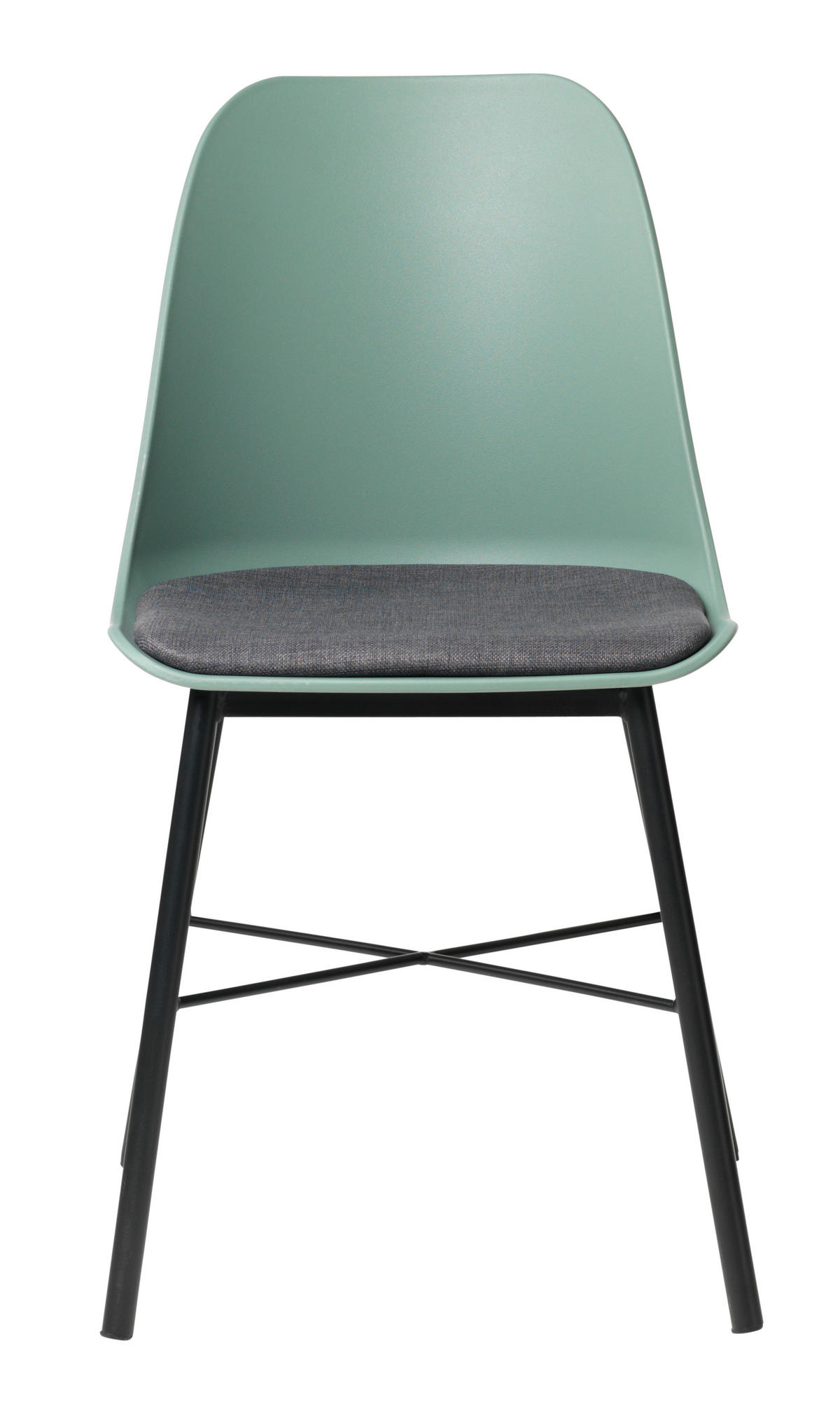 STUHL 2er-Set grün und grau - Grau, Holzwerkstoff (45/83/52cm) - ebuy24