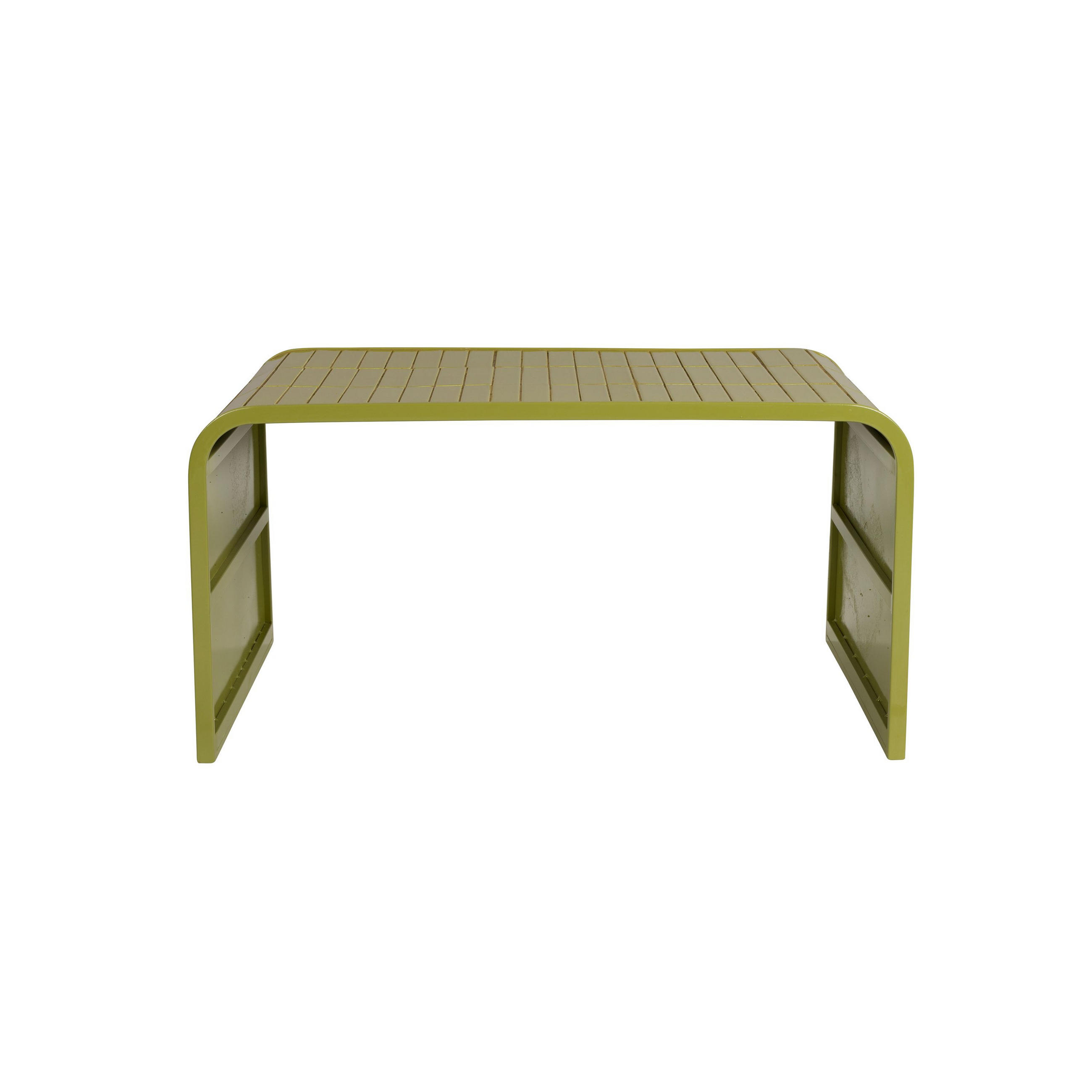 COUCHTISCH Tiles Grün - Grün, Metall (80/47/40cm) - Zuiver