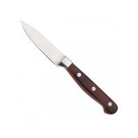 GEMÜSEMESSER Silber 19/2/19 cm KH3436 - Silberfarben, Holz (19cm) - Kinghoff 